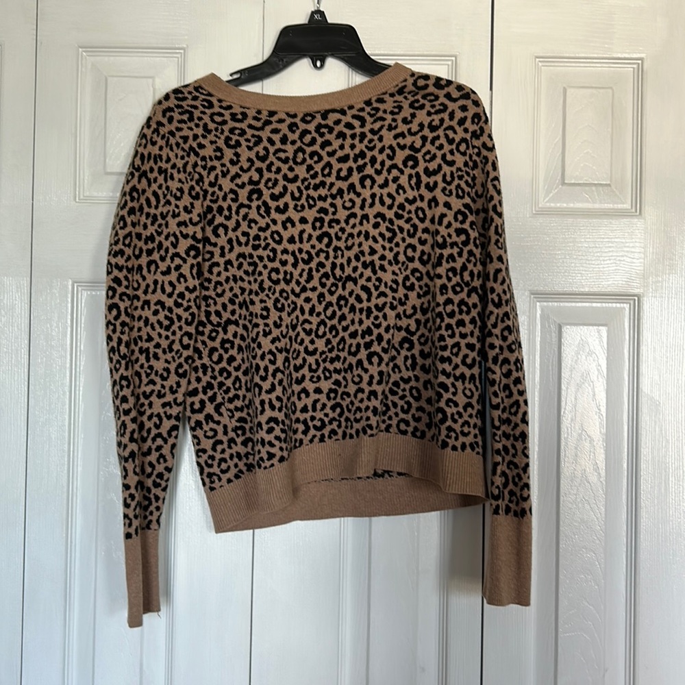 cheetah sweater